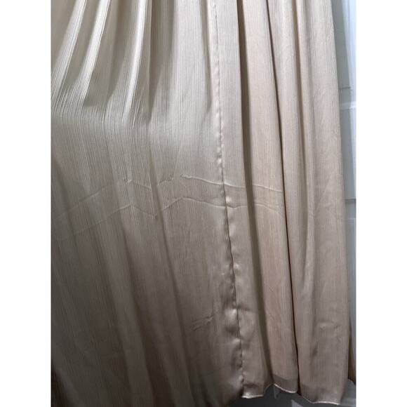 NWT Sachin Babi Champagne Full “Jessica” Maxi Gown Front Slit Size 4 - Picture 7 of 11